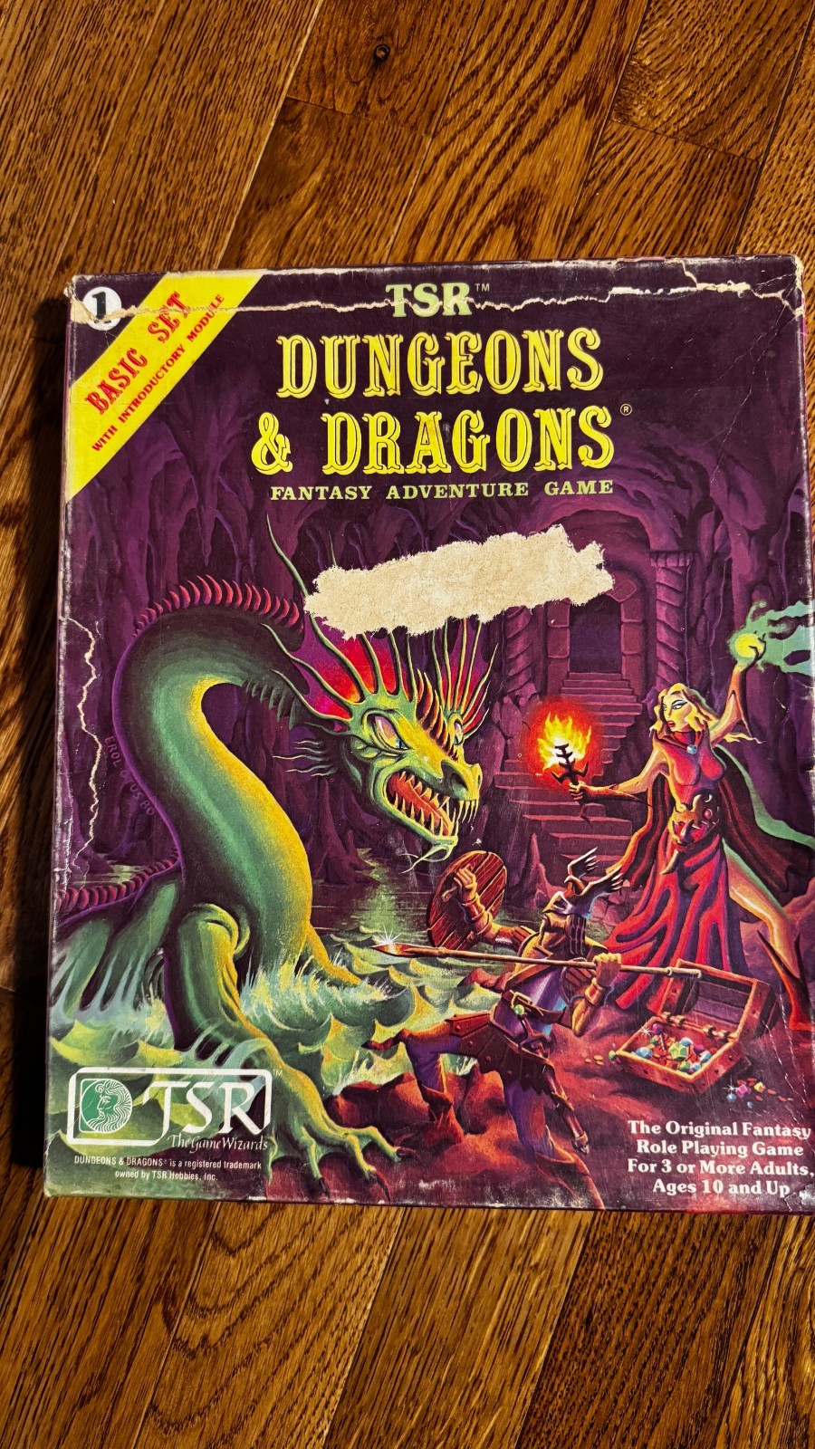 Dungeons & Dragons Basic Set - Moldvay, Gygax, Arneson ORIGINAL - No dice Dungeons & Dragons Basic Set - Moldvay, Gygax, Arneson ORIGINAL - No dice