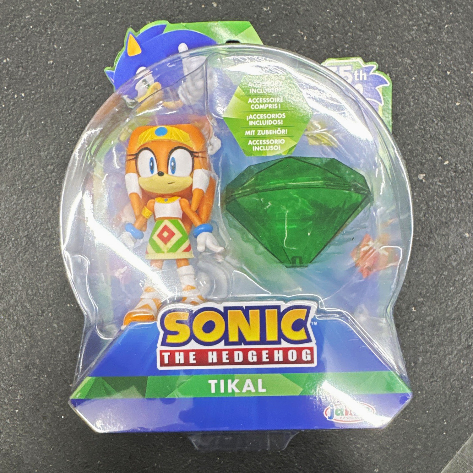 JAKKS Pacific Sonic the Hedgehog Tikal 35th Anniv Action Figure Master Emerald JAKKS Pacific Sonic the Hedgehog Tikal 35th Anniv Action Figure Master Emerald