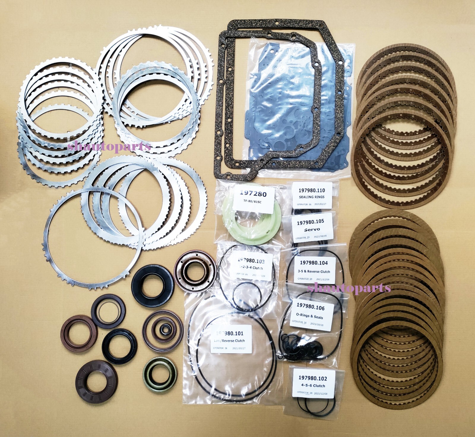 TF80-SC Transmission Rebuild Kit For CITROEN Volvo OPEL PEUGEOT RENAULT SAAB.