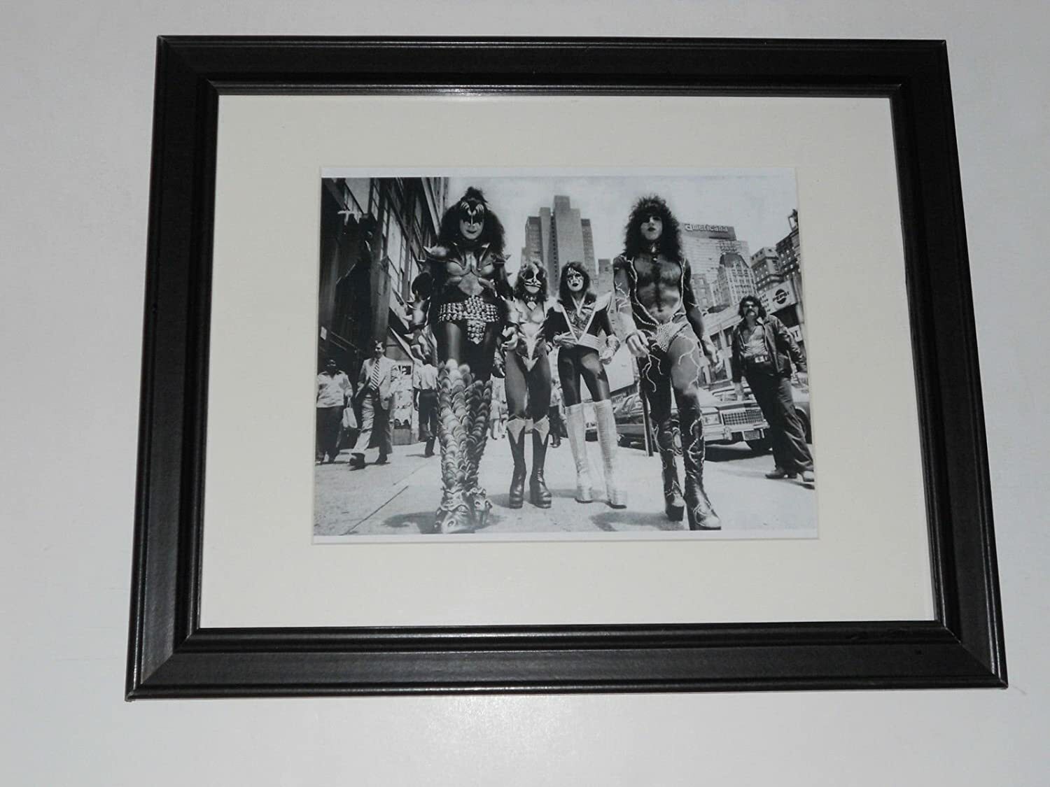 Large Framed  Kiss Ace, Gene, Paul, Peter 1976 Destroyer Promo City Pic 24\