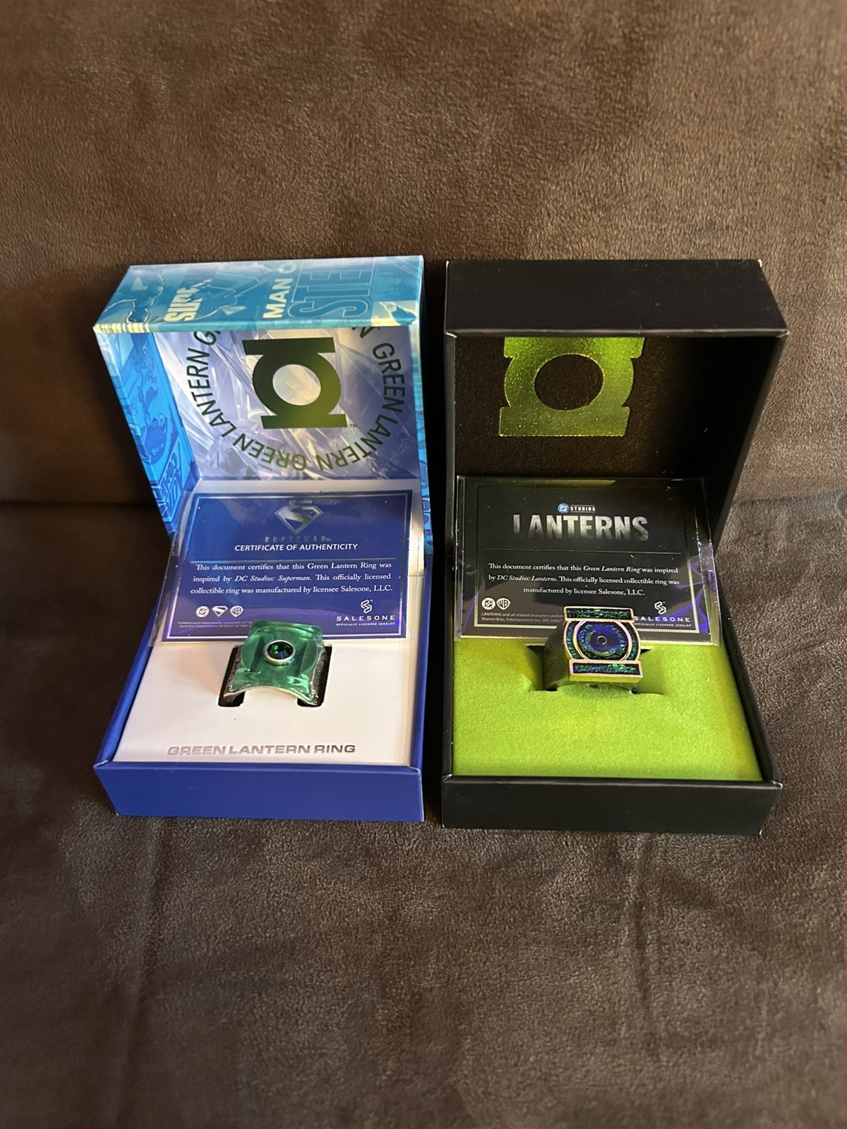 2026 SDCC DC SHOP GREEN LANTERN RING OFFICIAL PROP REPLICA LANTERNS SIZE 9