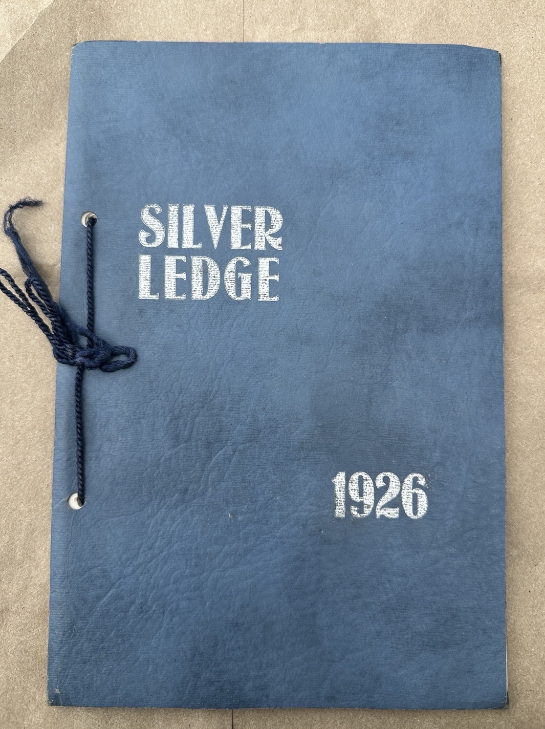 1926 Antique Silver Ledge Twin Bridges Butte Montana High School Yearbook MT 1926 Antique Silver Ledge Twin Bridges Butte Montana High School Yearbook MT