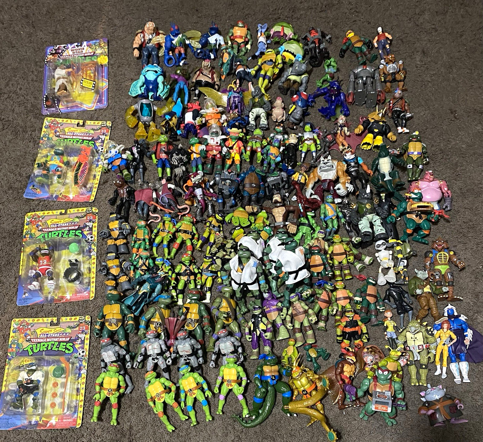 Playmates TMNT Mixed Lot Action Figures 10+ w/ Accessories, Carded/Unboxed Playmates TMNT Mixed Lot Action Figures 10+ w/ Accessories, Carded/Unboxed
