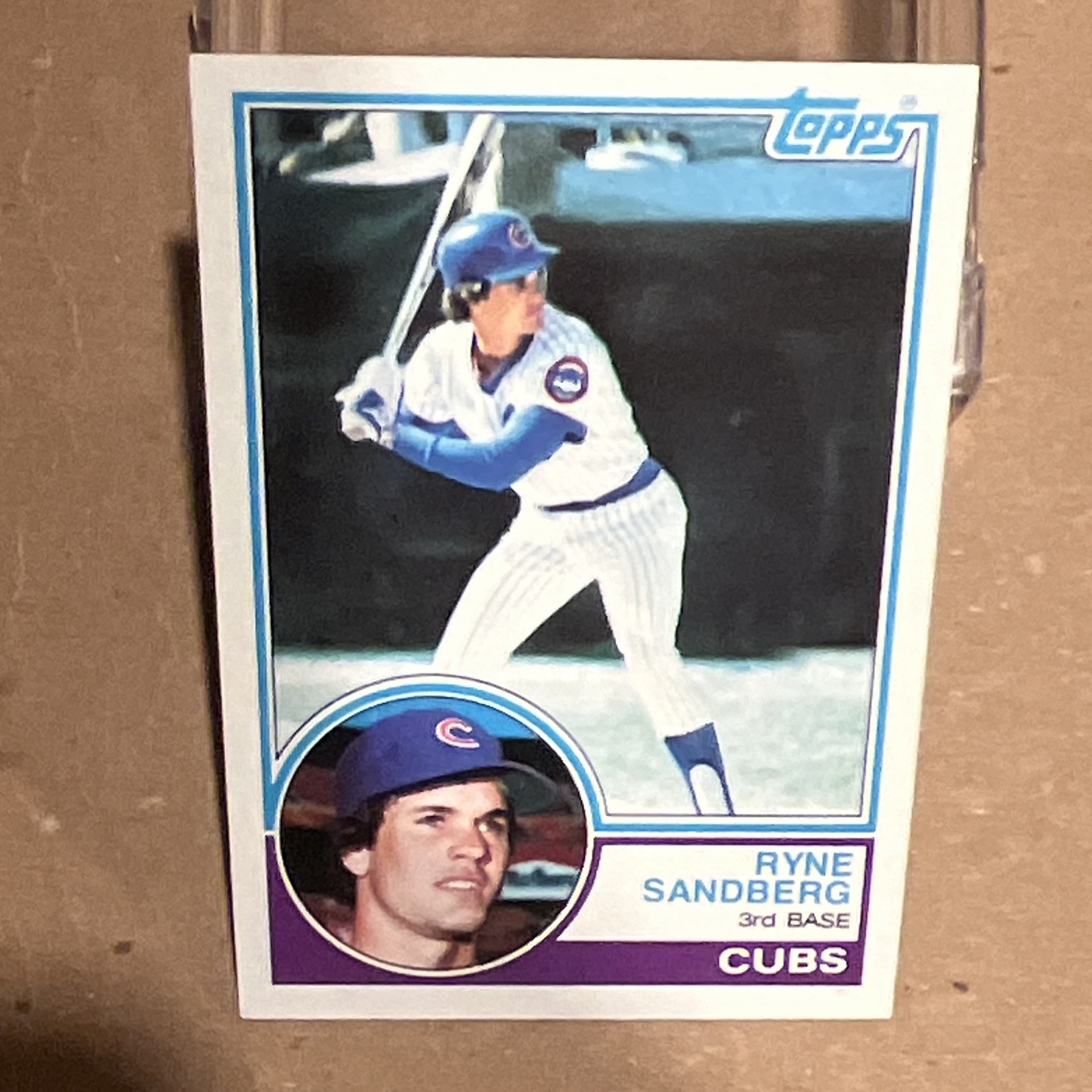 1983 Topps Ryne Sandberg #83 Rookie Card RC Chicago Cubs HOF