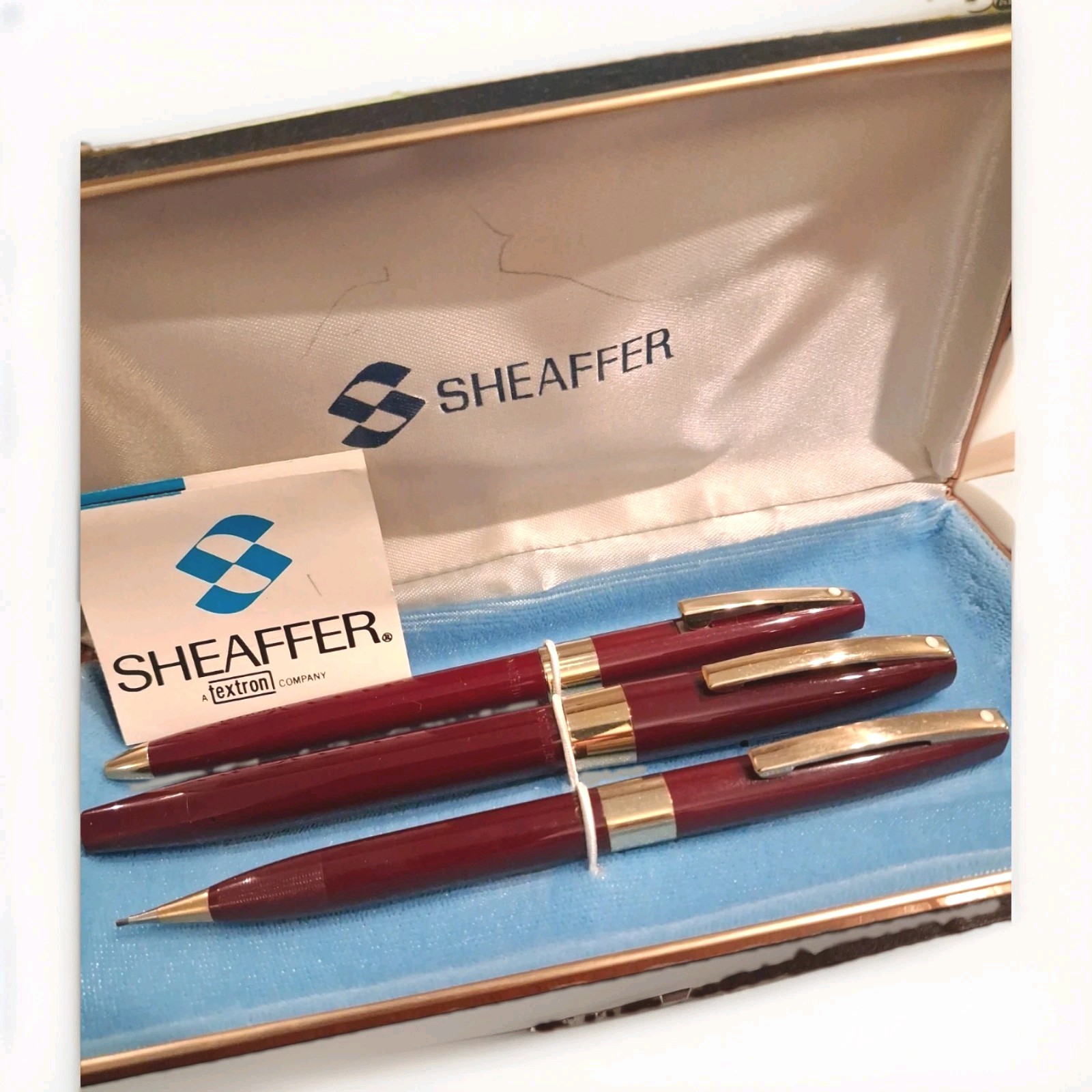 Vintage SHEAFFERS Fountain Pen Boxed Set White Dot 14K Imperial IV Gold Nib Vintage SHEAFFERS Fountain Pen Boxed Set White Dot 14K Imperial IV Gold Nib