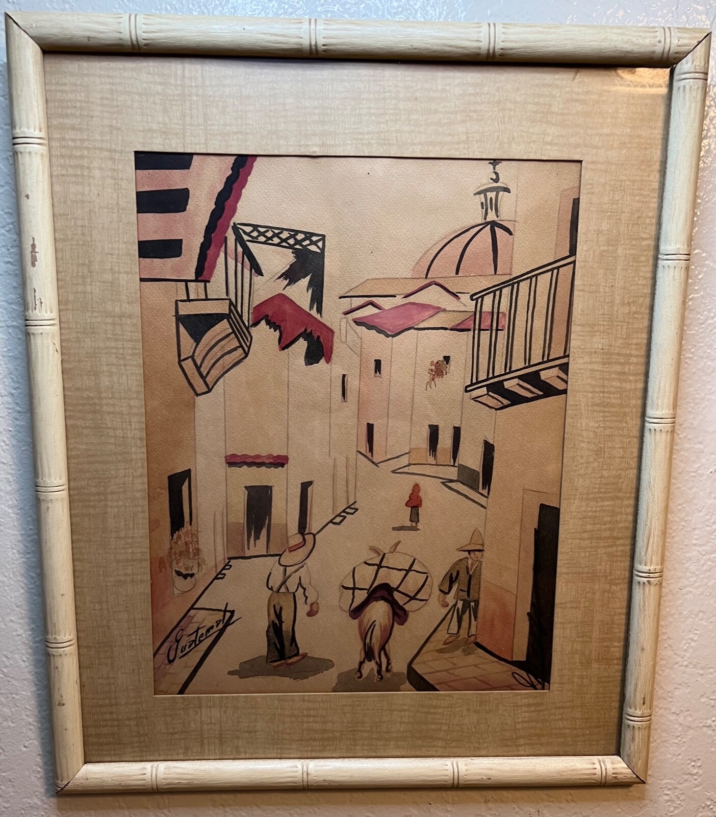 Original Watercolor Painting By Unknown Artist