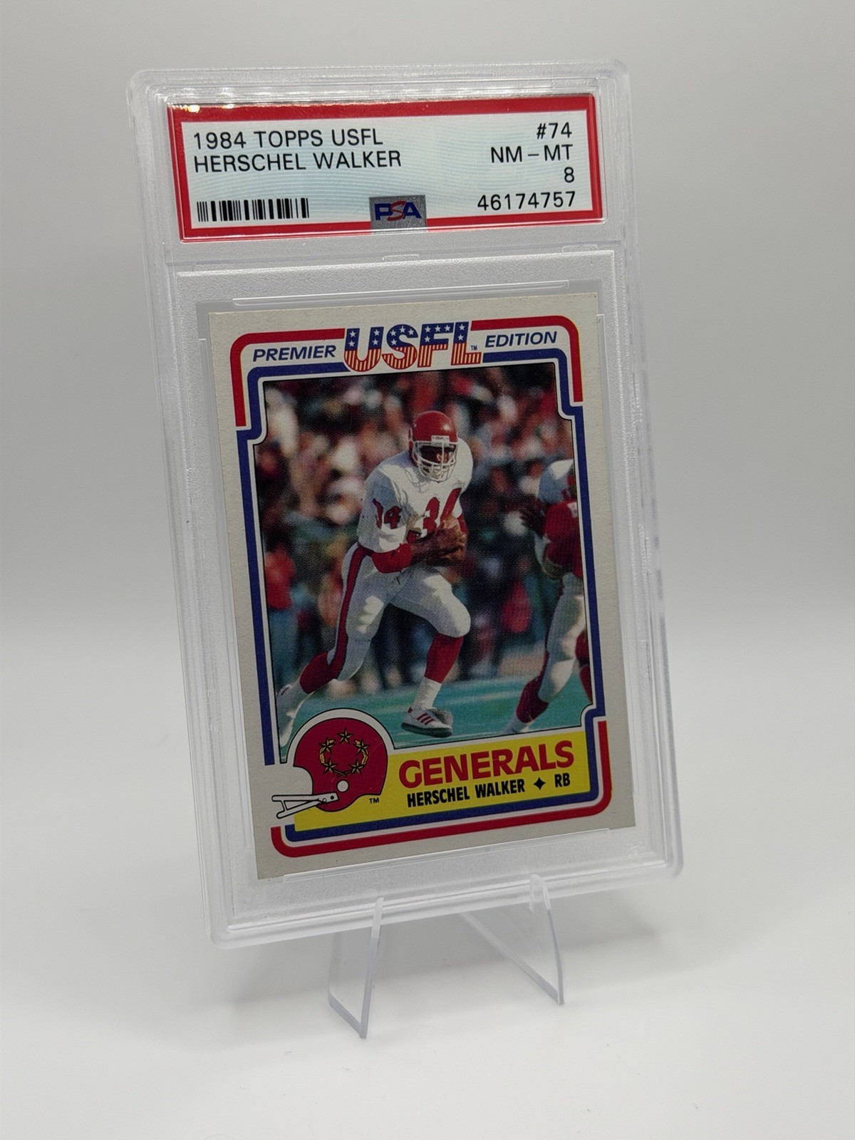 1984 Topps USFL - Herschel Walker #74 (RC)