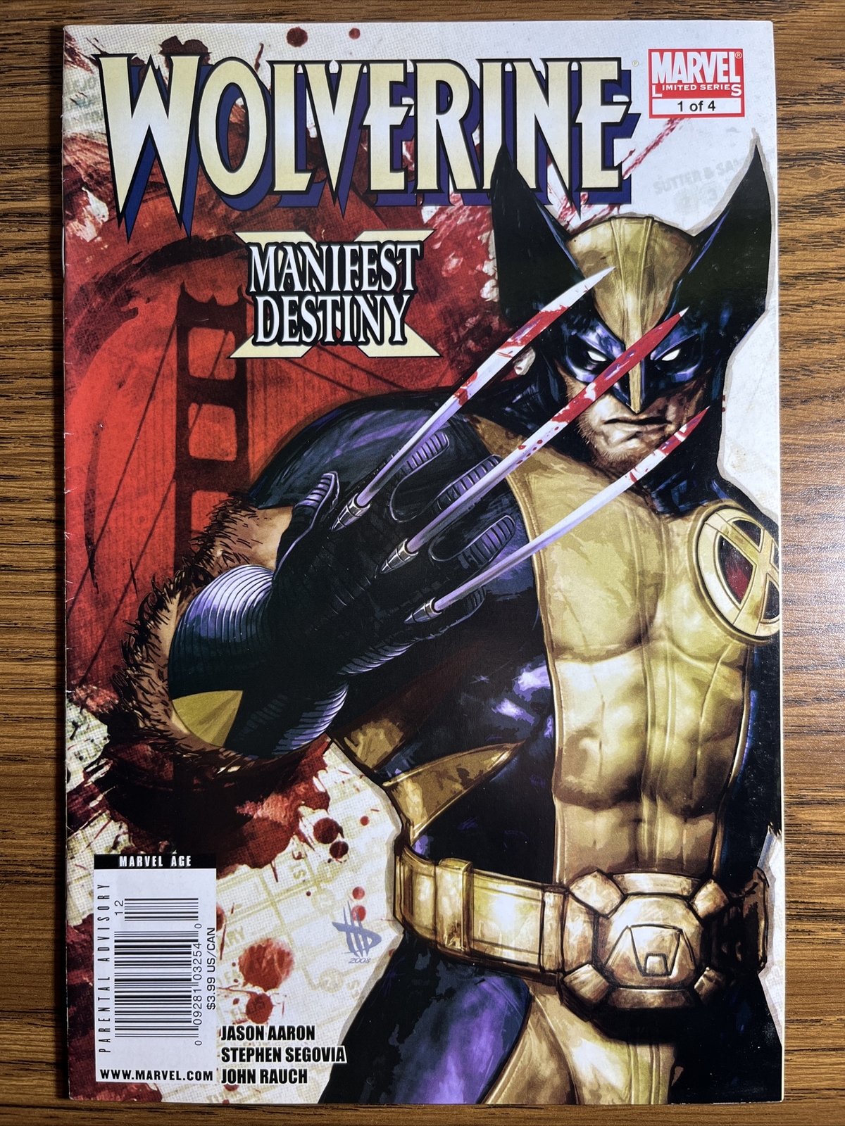 WOLVERINE: MANIFEST DESTINY 1-4 EXTREMELY RARE NEWSSTAND VARIANTS MARVEL 2009