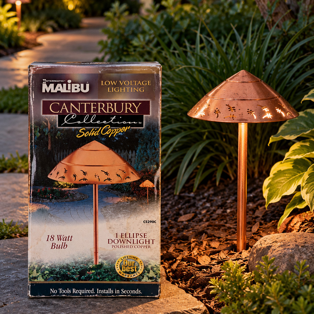Malibu Canterbury Metal Ellipse Path Downlight CS290C Vintage 21\ Malibu Canterbury Metal Ellipse Path Downlight CS290C Vintage 21\