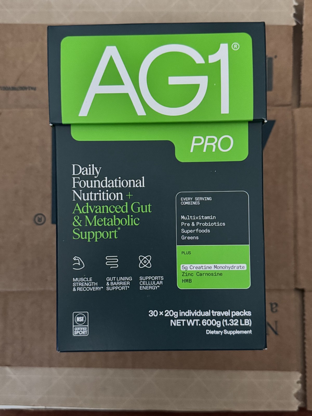AG1 Pro Daily Foundational Nutrition 30 Travel Packets Factory Sealed 7/2027