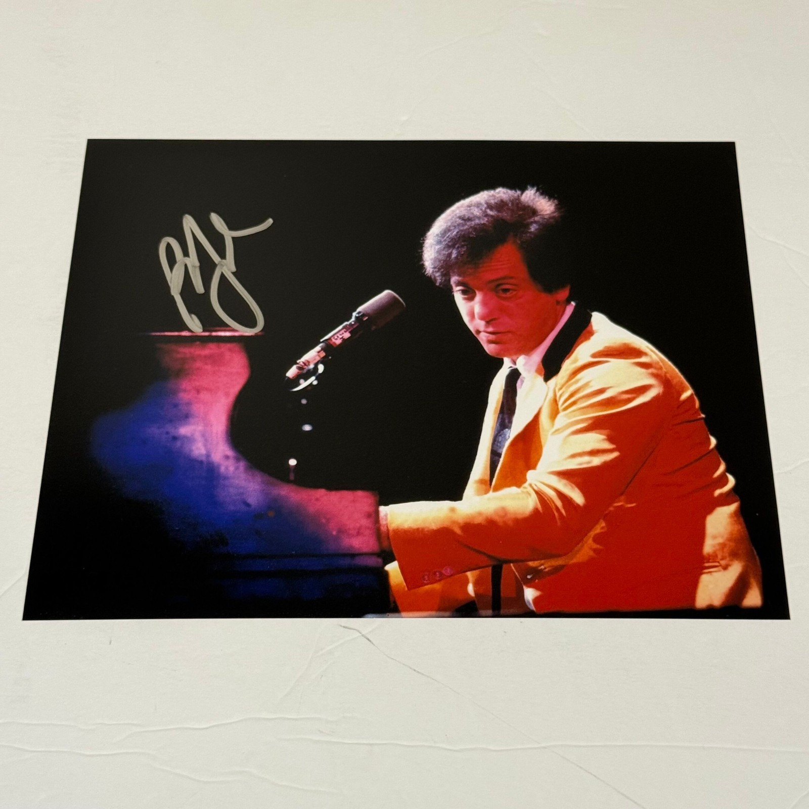 Billy Joel Autographed Piano Man Concert 8x10 Photo