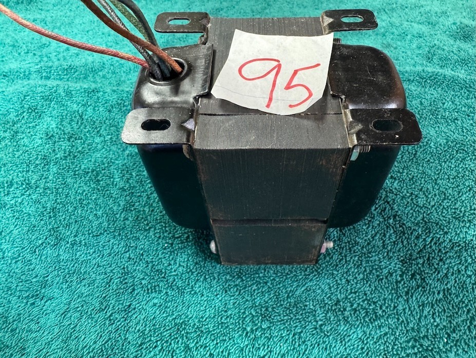1 VERY LARGE OUTPUT TRANSFORMER 10K TO 8 OHMS 6BQ5 45 TUBE AMPLIFIERS TESTS GOOD