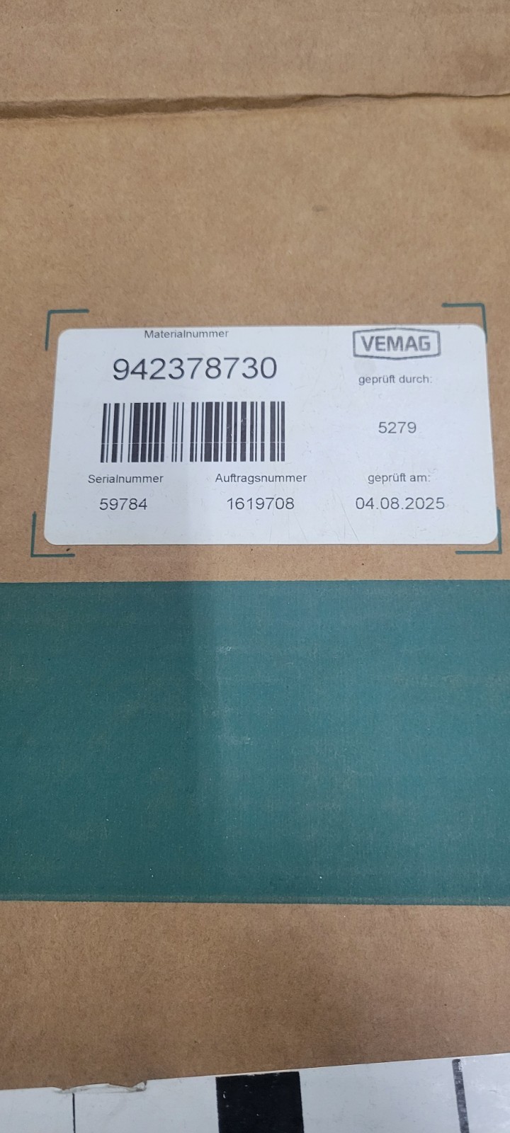 VEMAG/Reiser 500 Stainless Steel  Double Screw 942.378.730, 48Cx72SCx48x367P