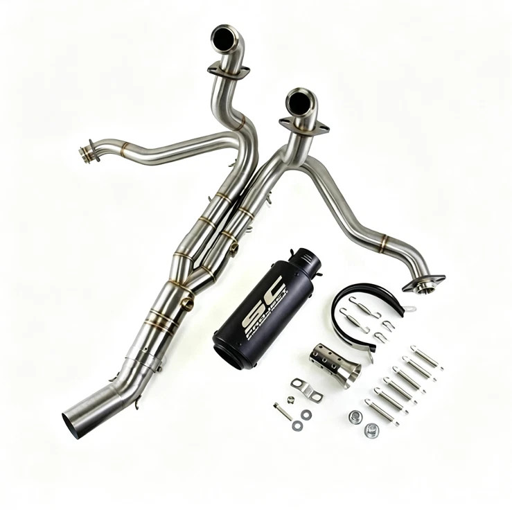 For Kawasaki Ninja ZX6R ZX636 2009-2026 Full Exhaust System Header Muffler Pipe