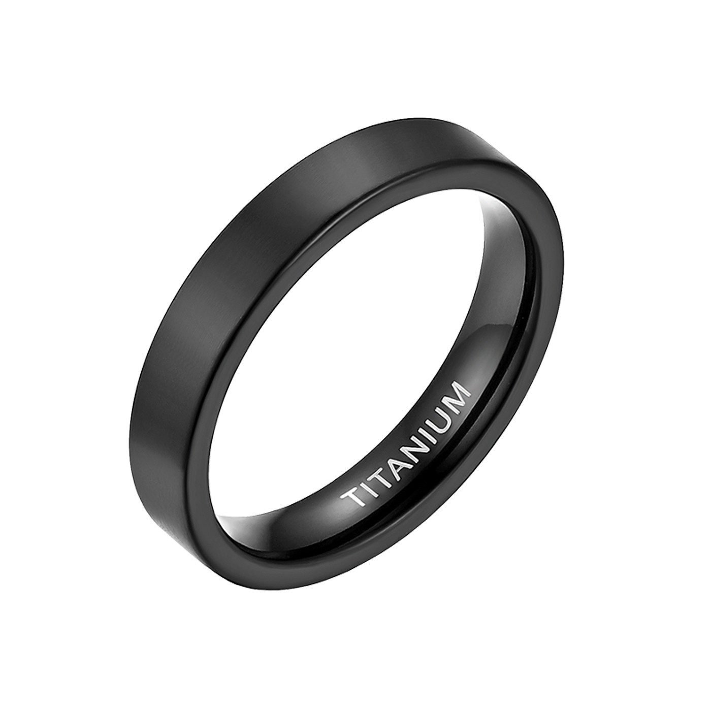 4/6/8MM Men Women Black Titanium Ring High Polished Wedding Band Size 4-15 4/6/8MM Men Women Black Titanium Ring High Polished Wedding Band Size 4-15