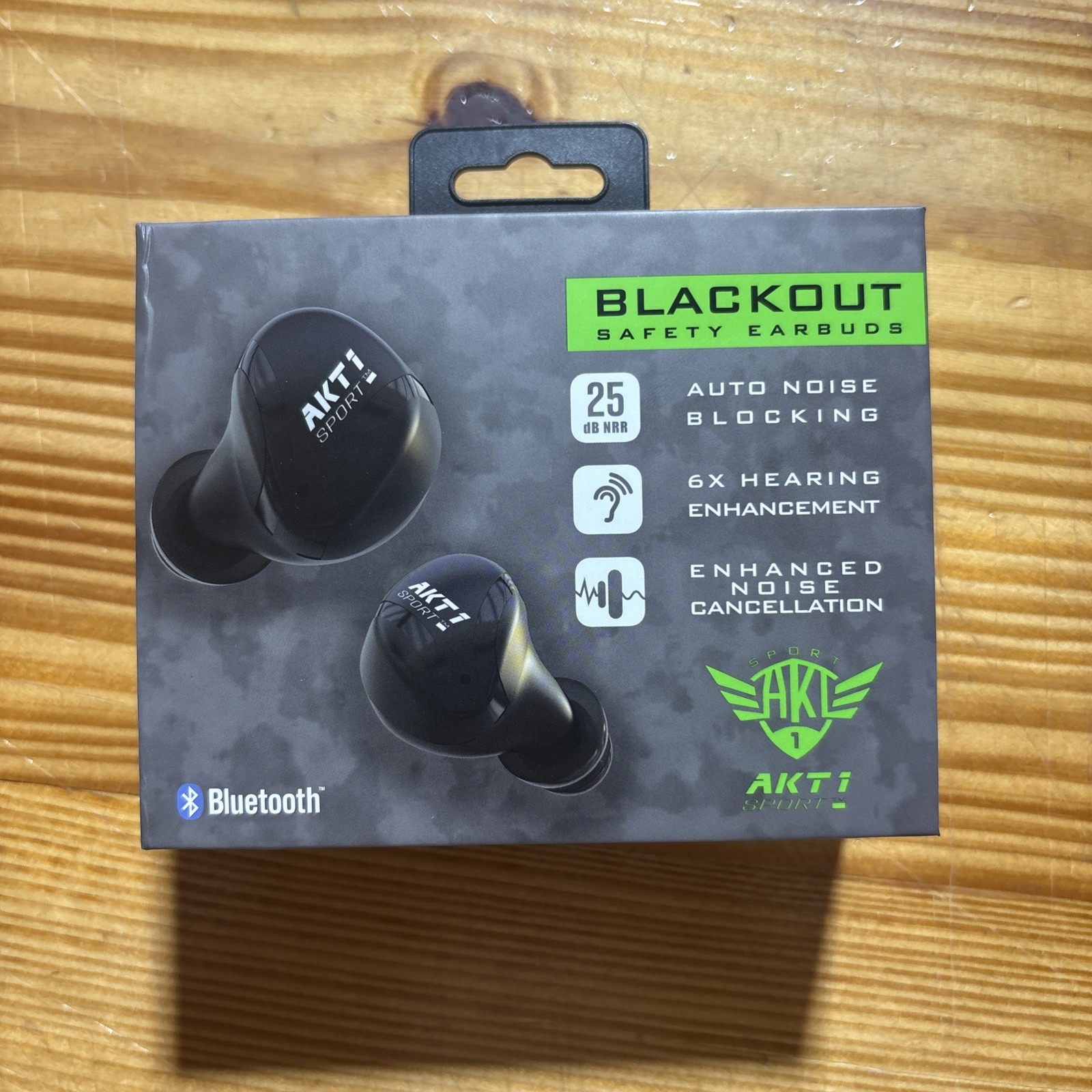 NEW AKT 1 Blackout Safety Earbuds - 25 db NRR 6 x hearing enhancement