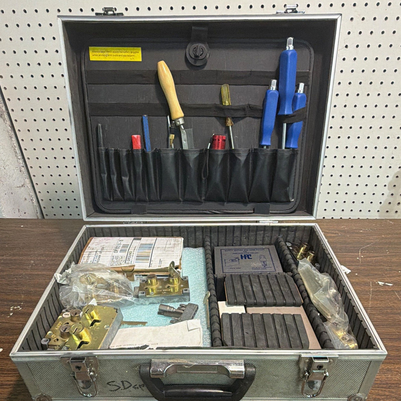 Custom Deposit Box lock tool set, with HPC Safety Deposit Box Nose Puller