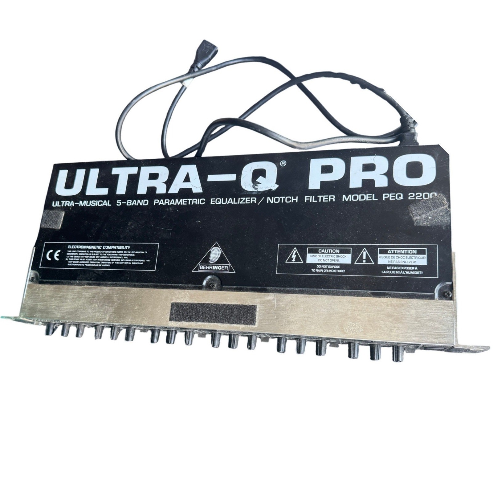 Behringer Ultra-Q Pro PEQ2200 5-Band Parametric Equalizer Notch Filter Tested