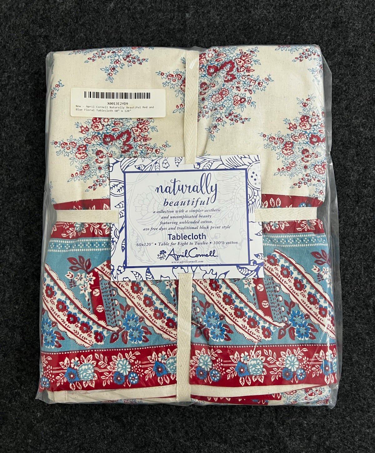 April Cornell Naturally Beautiful Floral 60x120 100% Cotton Rectangle Azo-Free