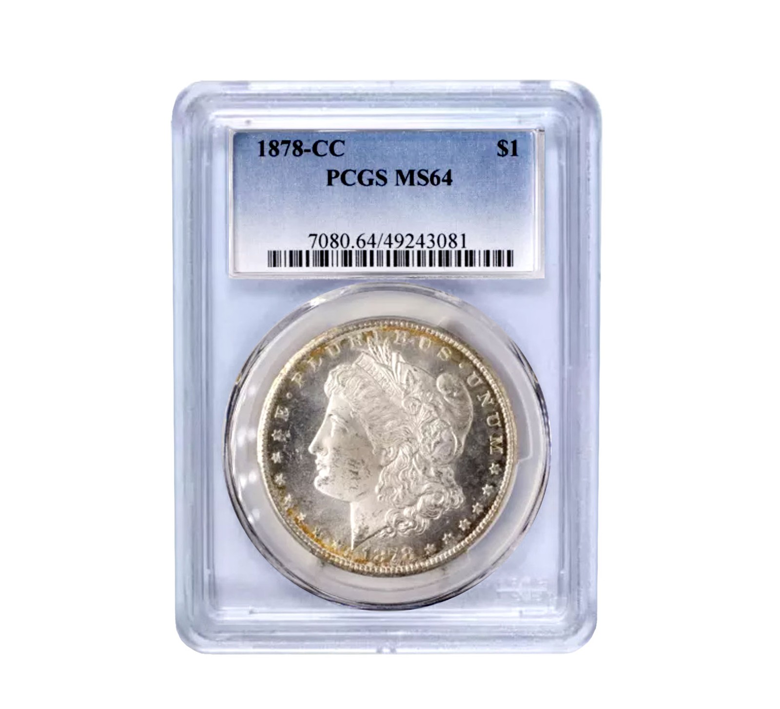 1878-CC Morgan Dollar MS64 PCGS 1878-CC Morgan Dollar MS64 PCGS