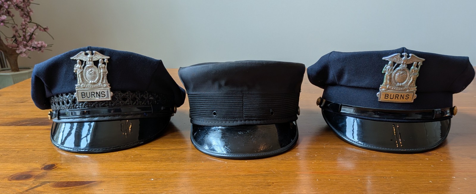 3 Vintage New York Law Enforcement Visor Hat Cap w/ NY State Seal Badge 3 Vintage New York Law Enforcement Visor Hat Cap w/ NY State Seal Badge