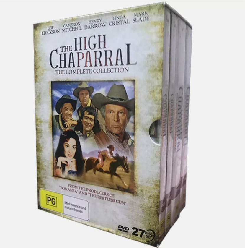 The High Chaparral Complete Series Seasons 1-4 (27-Disc DVD) New 