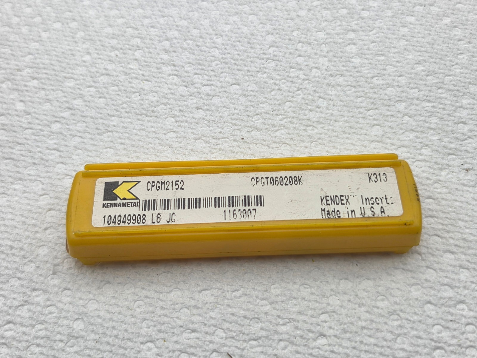 Kennametal CPGT 060208K K313 CPGM 2152 Carbide Inserts Indexable B- Qty 5