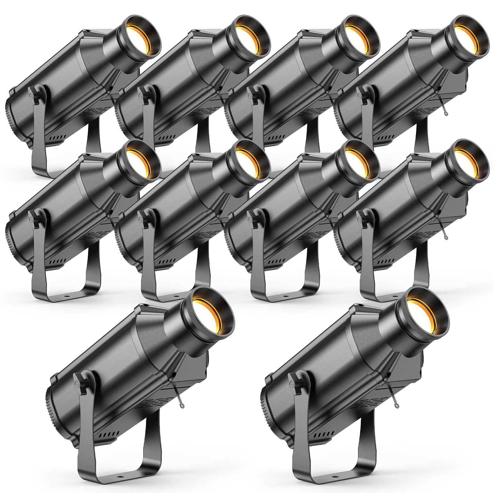 150W PinSpot Light Stage Light Zoom Focus DMX Sound Active Warm+Cool White