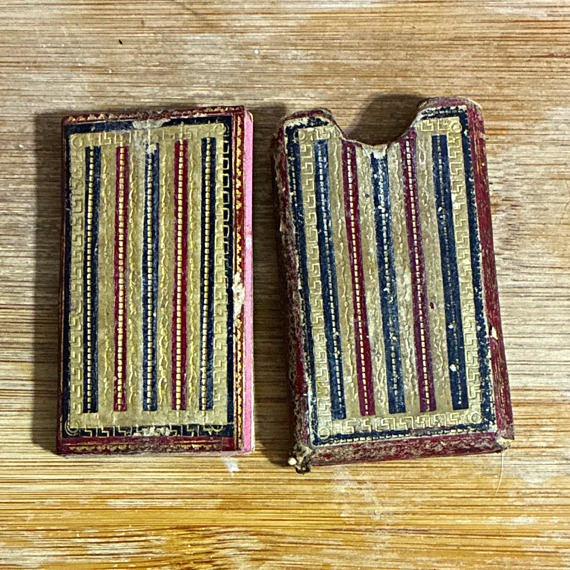 Antique mini book Striped Cover, “The ALMANACK” John Goldsmith Antique mini book Striped Cover, “The ALMANACK” John Goldsmith