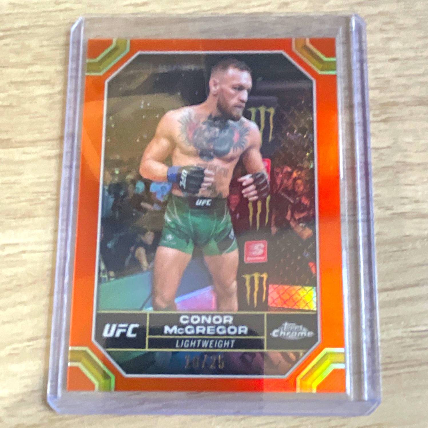 Topps 2024 Topps Chrome UFC Conor McGregor #49 Orange Refractor /25