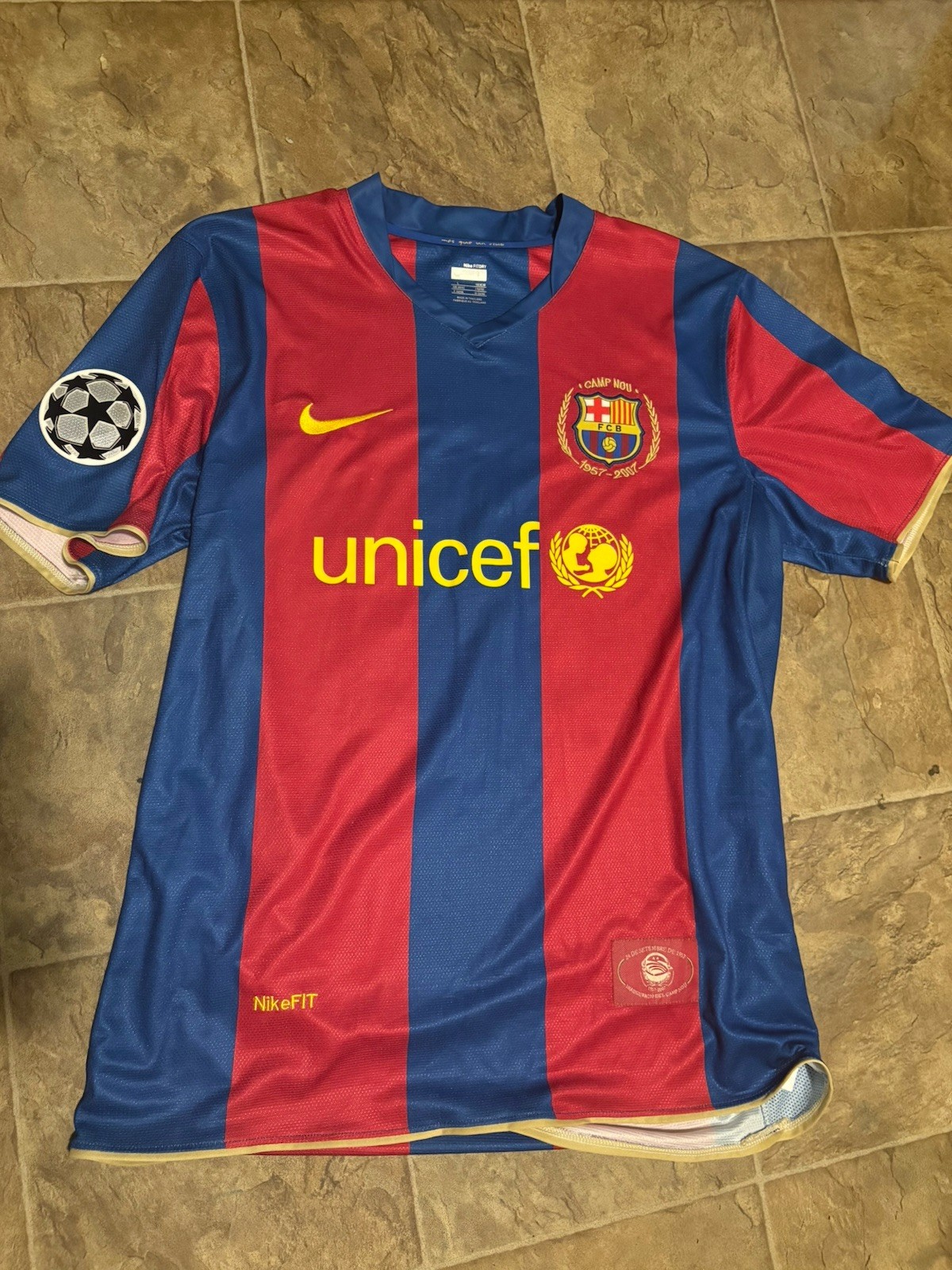 vintage Nike FC Barcelona 2010–2011 Home Jersey