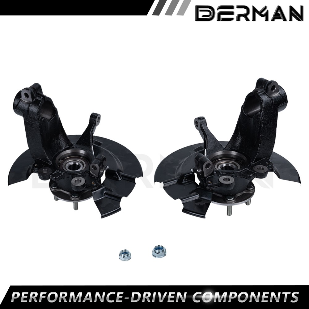 For Ford Escape New Pair Front Steering Knuckle and Wheel Bearing Hub Assemblies