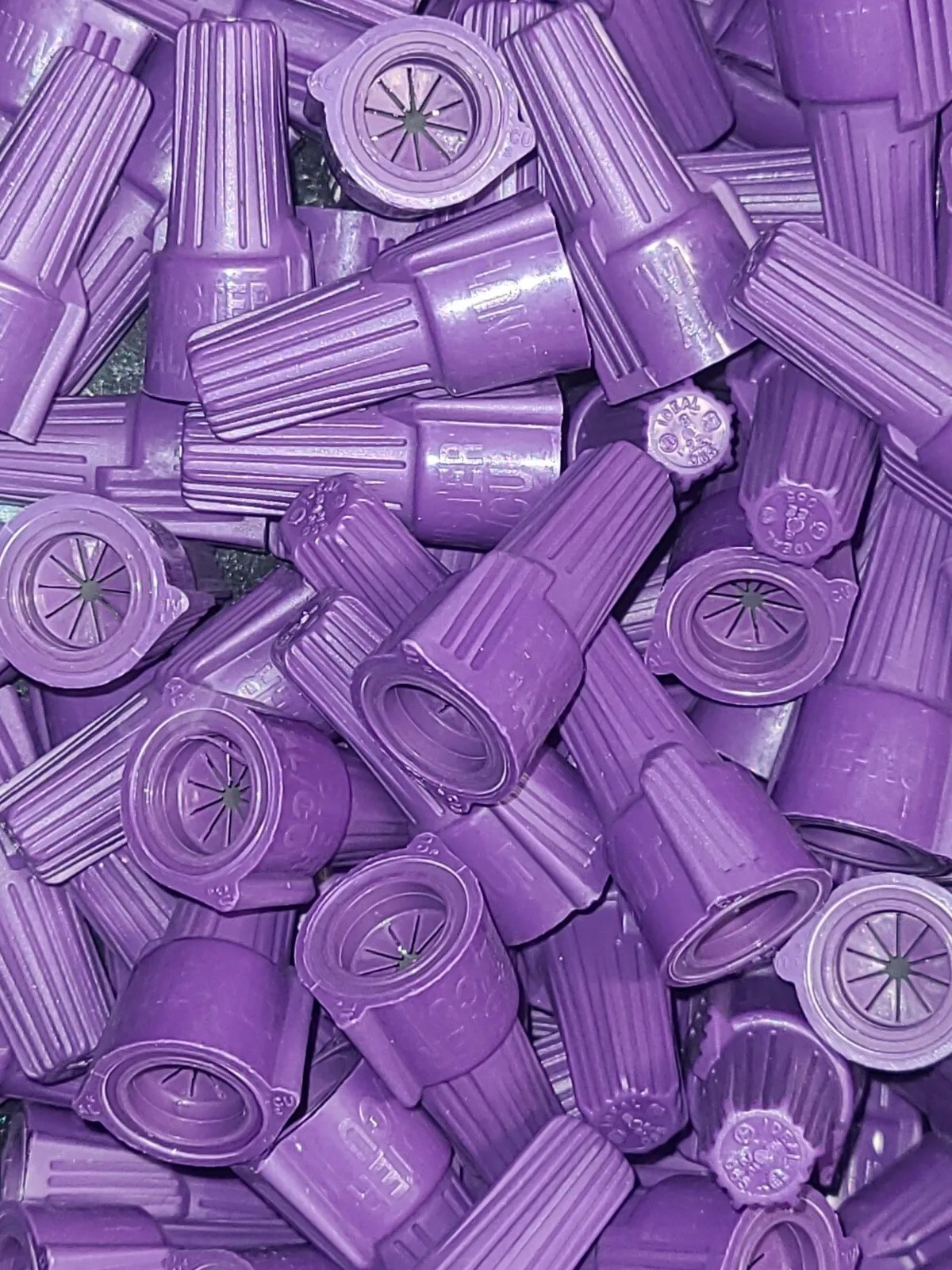 200pcs Ideal Twister Al/Cu Winged Wire Connectors Aluminum to Copper 65 Purple