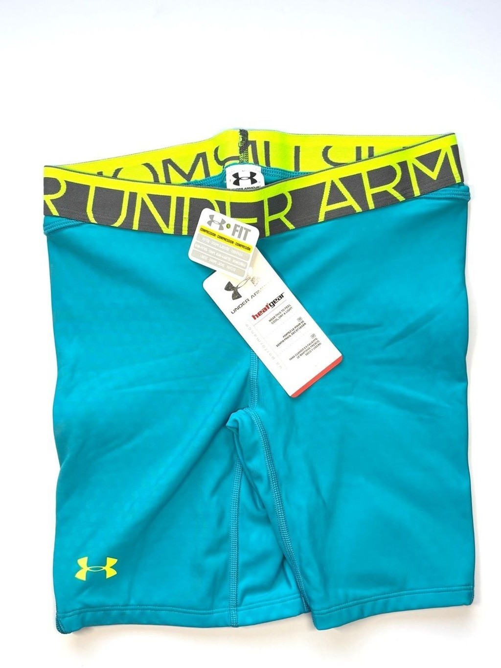 NWT Under Armour Women’s Softball Sliding Shorts Padded Compression Teal S NWT Under Armour Women’s Softball Sliding Shorts Padded Compression Teal S