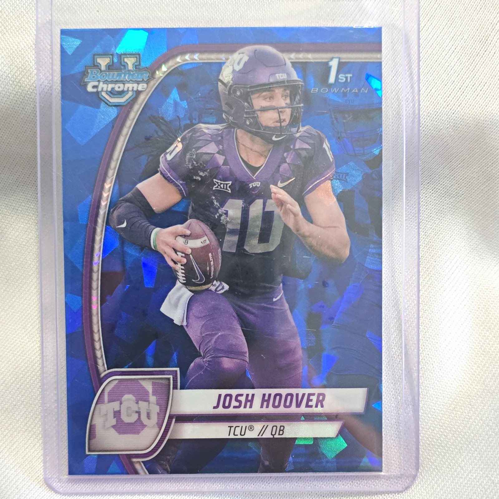 2024 Bowman University Chrome Sapphire Edition - Josh Hoover #108 (RC)