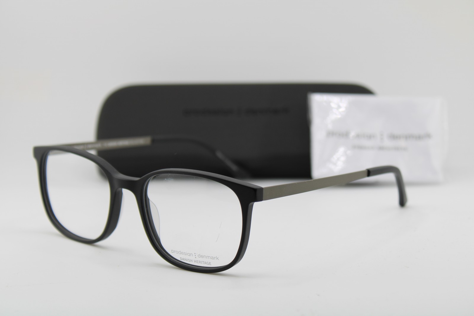 NEW PRODESIGN DENMARK 4793 C.6031 BLACK GUNMETAL AUTHENTIC EYEGLASSES 53-18