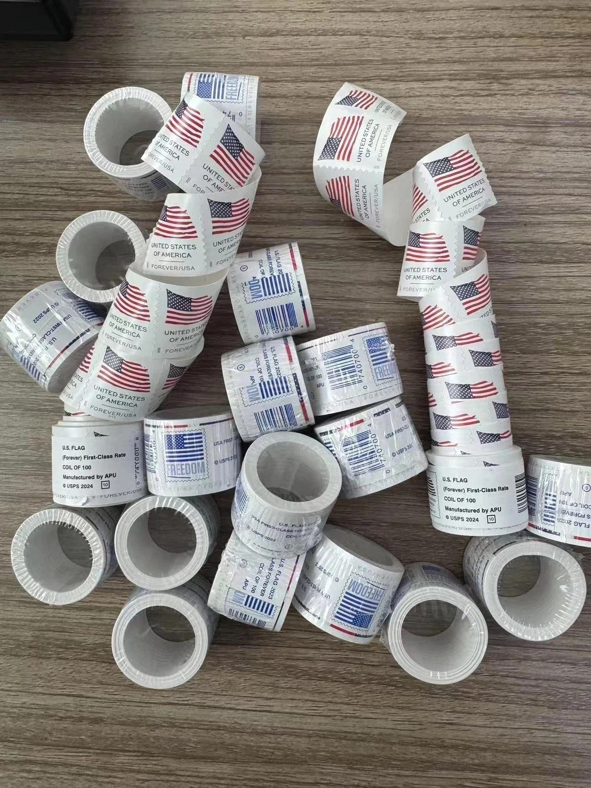 20 Roll Of 100 2025 U.S. Flag First Class US Postage Stamps 2000PCS New