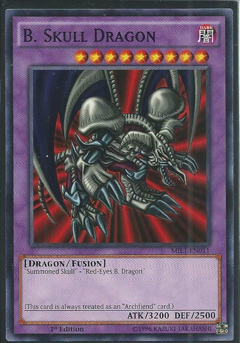 Yugioh - B. Skull Dragon - 1st Edition Card Yugioh - B. Skull Dragon - 1st Edition Card