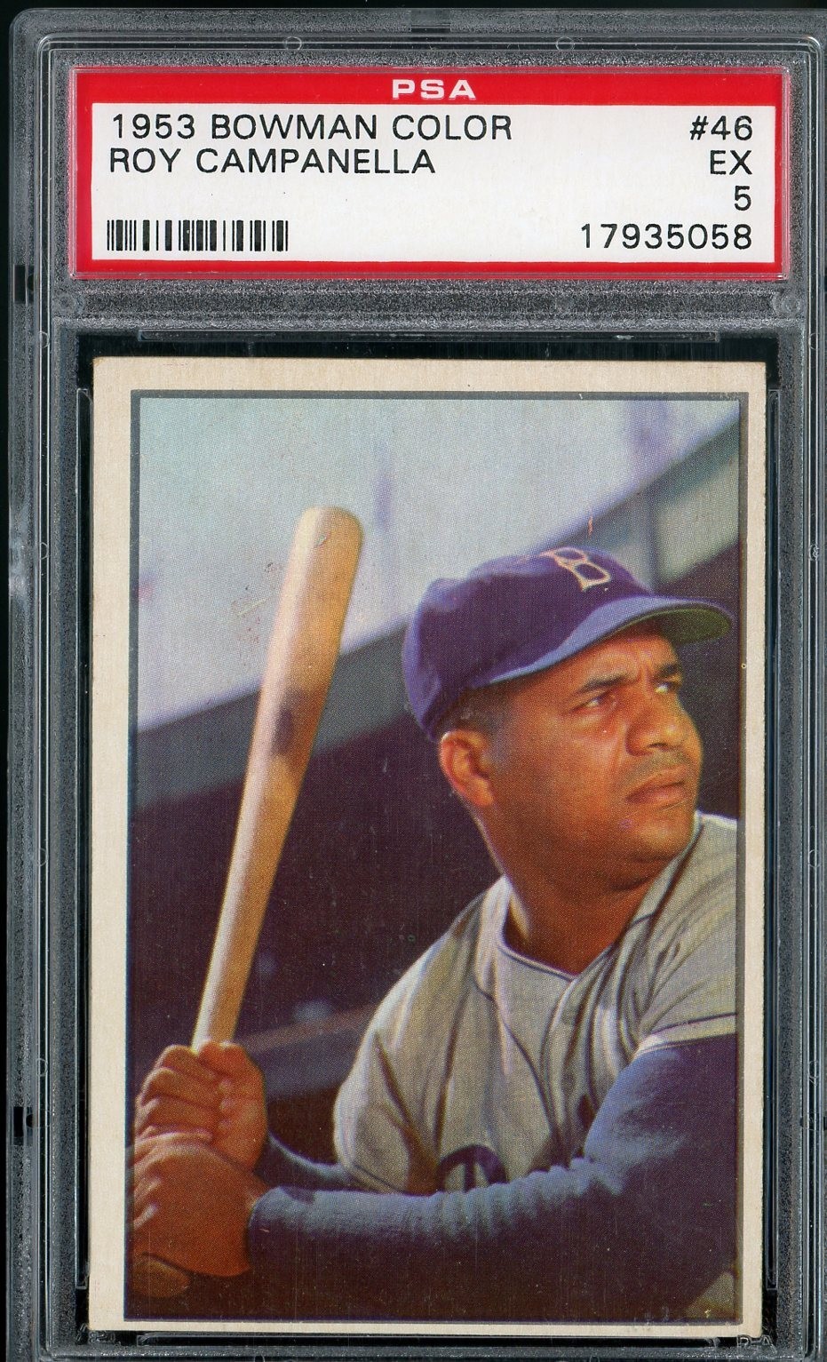 1953 Bowman Color Roy Campanella #46 PSA 5 EX Vibrant Sharp + So CLEAN - WOW 1953 Bowman Color Roy Campanella #46 PSA 5 EX Vibrant Sharp + So CLEAN - WOW