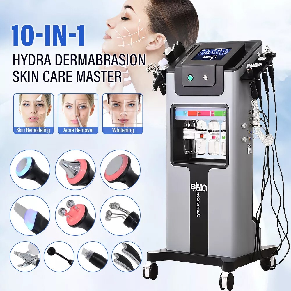 10IN1 Facial Hydra Dermabrasion Hydration Skin Deep Cleansing Tightening Machine