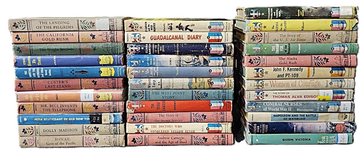 Lot of 34 Landmark + World Books~Vintage History Homeschool Series~Genghis Khan