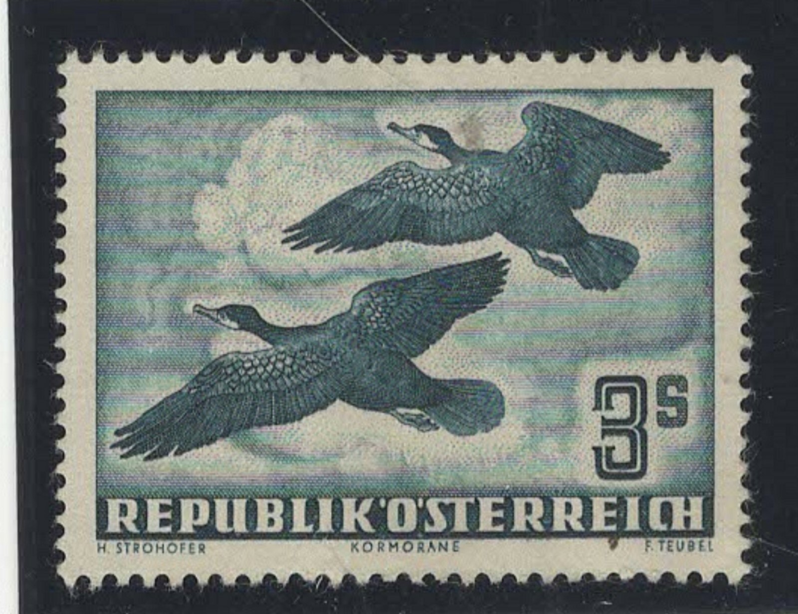 AUSTRIA 1950-1953 MNG ROOKS BIRDS AUSTRIA 1950-1953 MNG ROOKS BIRDS