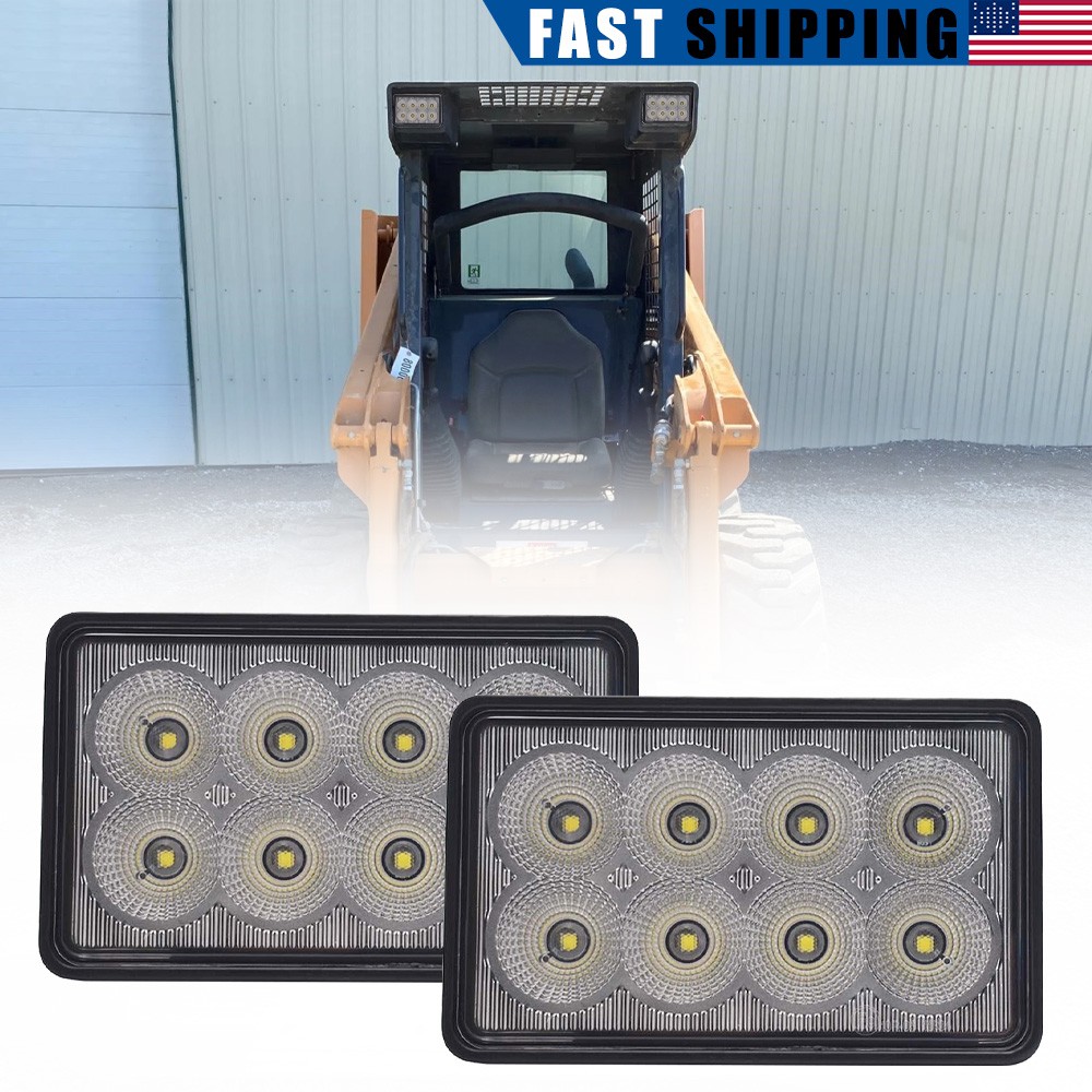 2PCS LED Headlight 222004A2 for Case 40XT 60XT 70XT 410 420 430 440CT 445 450CT