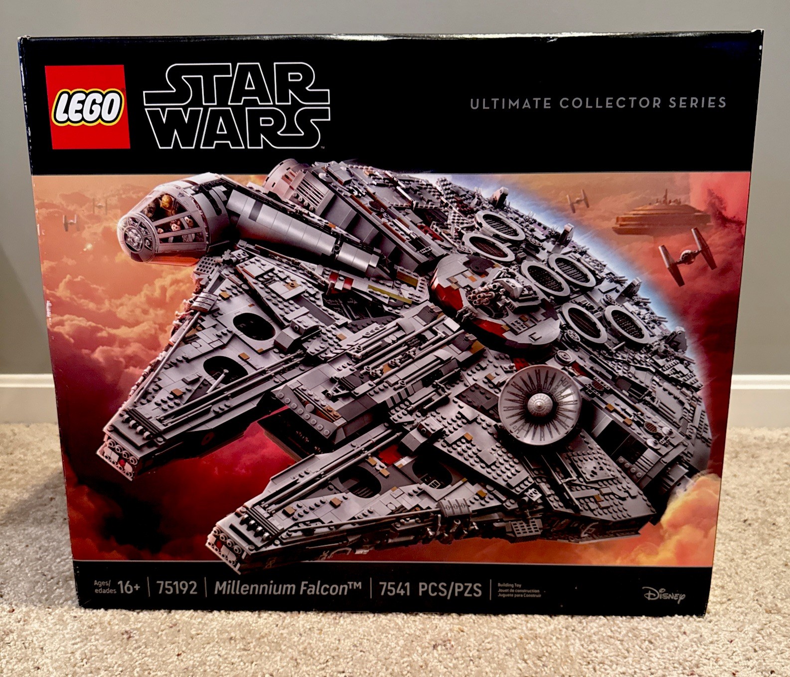 LEGO Star Wars: Millennium Falcon (75192) Sealed in Original Shipping Box LEGO Star Wars: Millennium Falcon (75192) Sealed in Original Shipping Box