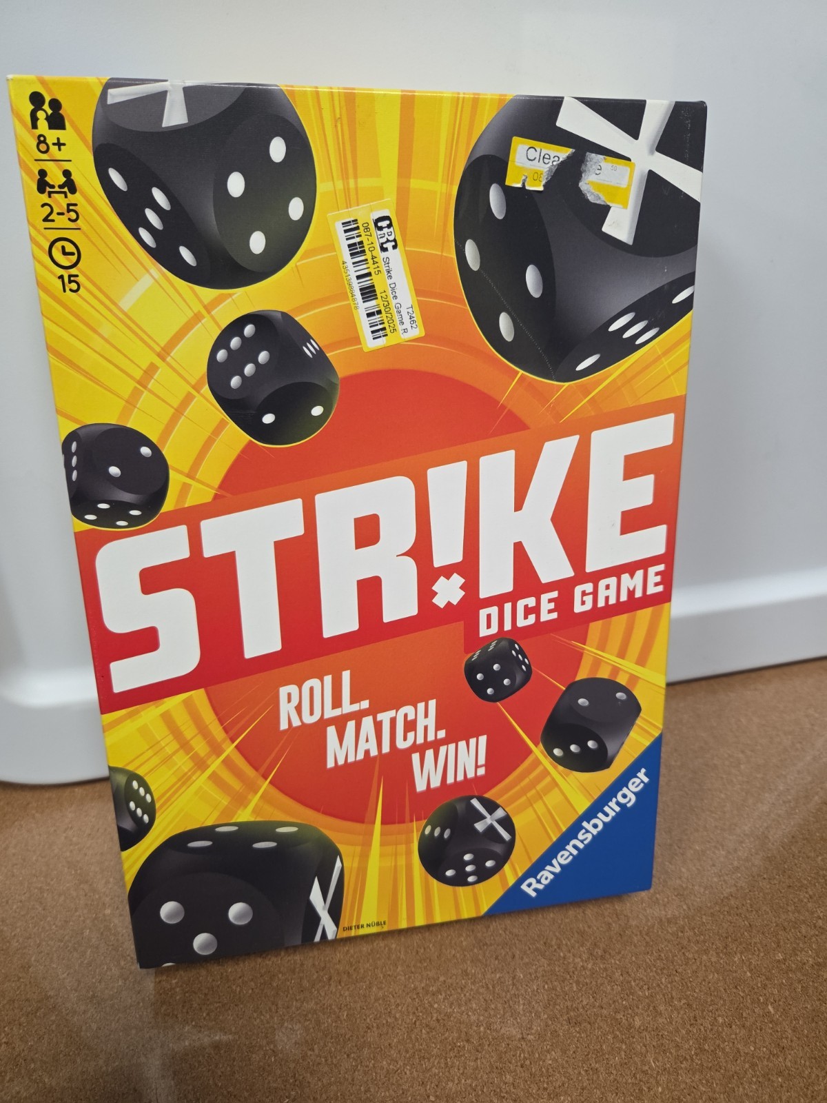 STRIKE Dice Game 2020 Ravensburger Board Game NEW, Sealed STRIKE Dice Game 2020 Ravensburger Board Game NEW, Sealed
