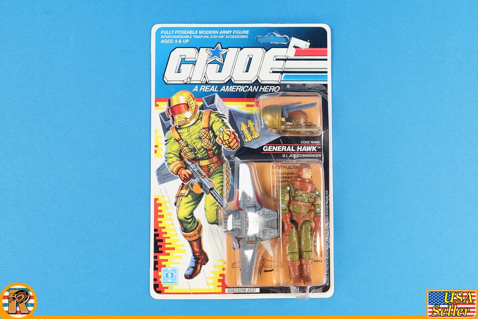 GI JOE - General Hawk - 1991 - Vintage Original Sealed MOC - [C-ARAH-114]