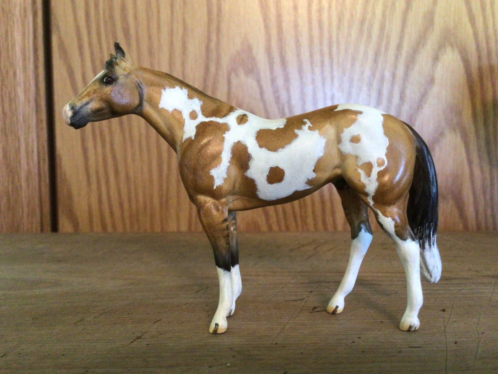 Peter stone chip quarter horse custom bucksin pinto paint repaint Vintage Peter stone chip quarter horse custom bucksin pinto paint repaint Vintage