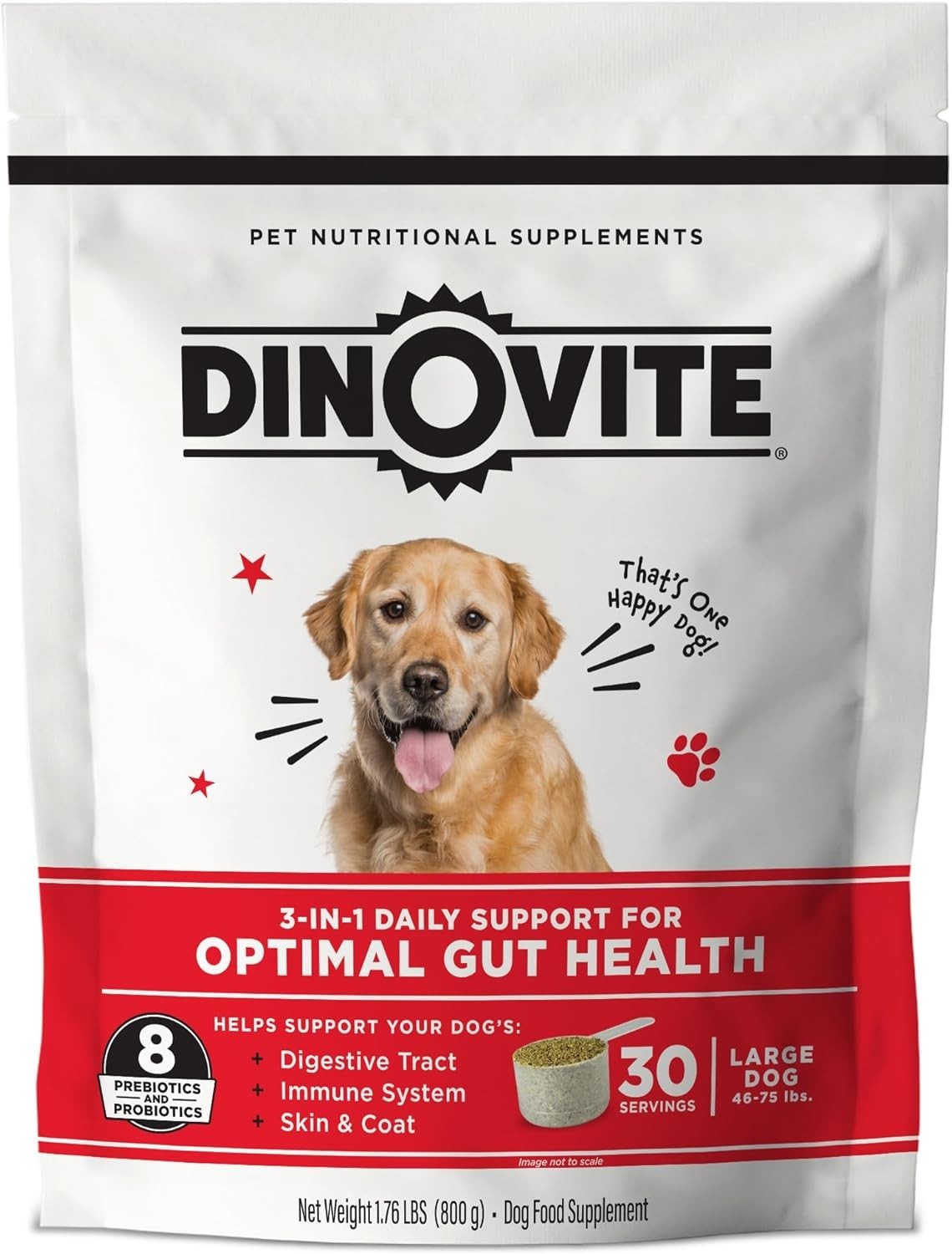 Dinovite Probiotic Supplement for Dogs - Omega 3 for Dogs - Hot Spot Relief Dinovite Probiotic Supplement for Dogs - Omega 3 for Dogs - Hot Spot Relief