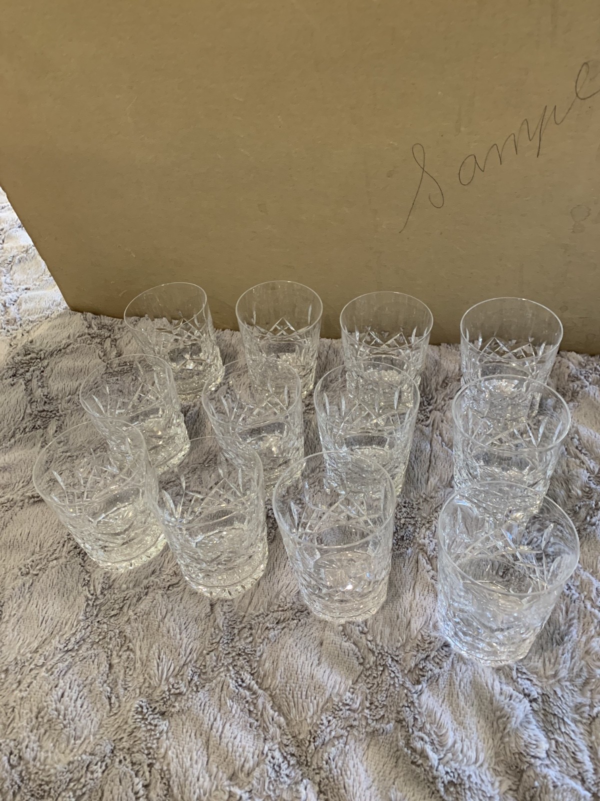 set of 12 Waterford Lismore double old fashions no chips vintage set of 12 Waterford Lismore double old fashions no chips vintage