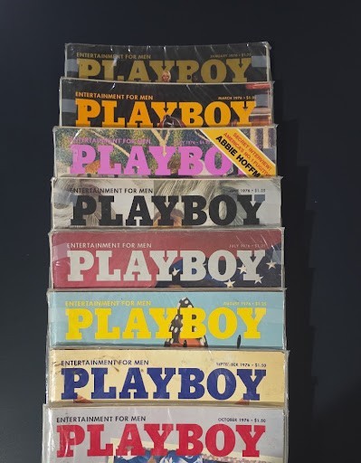 1976 Playboy magazine lot 8 out 0f 12 ( No Feb, Apr, Nov, Dec) W/Centerfolds